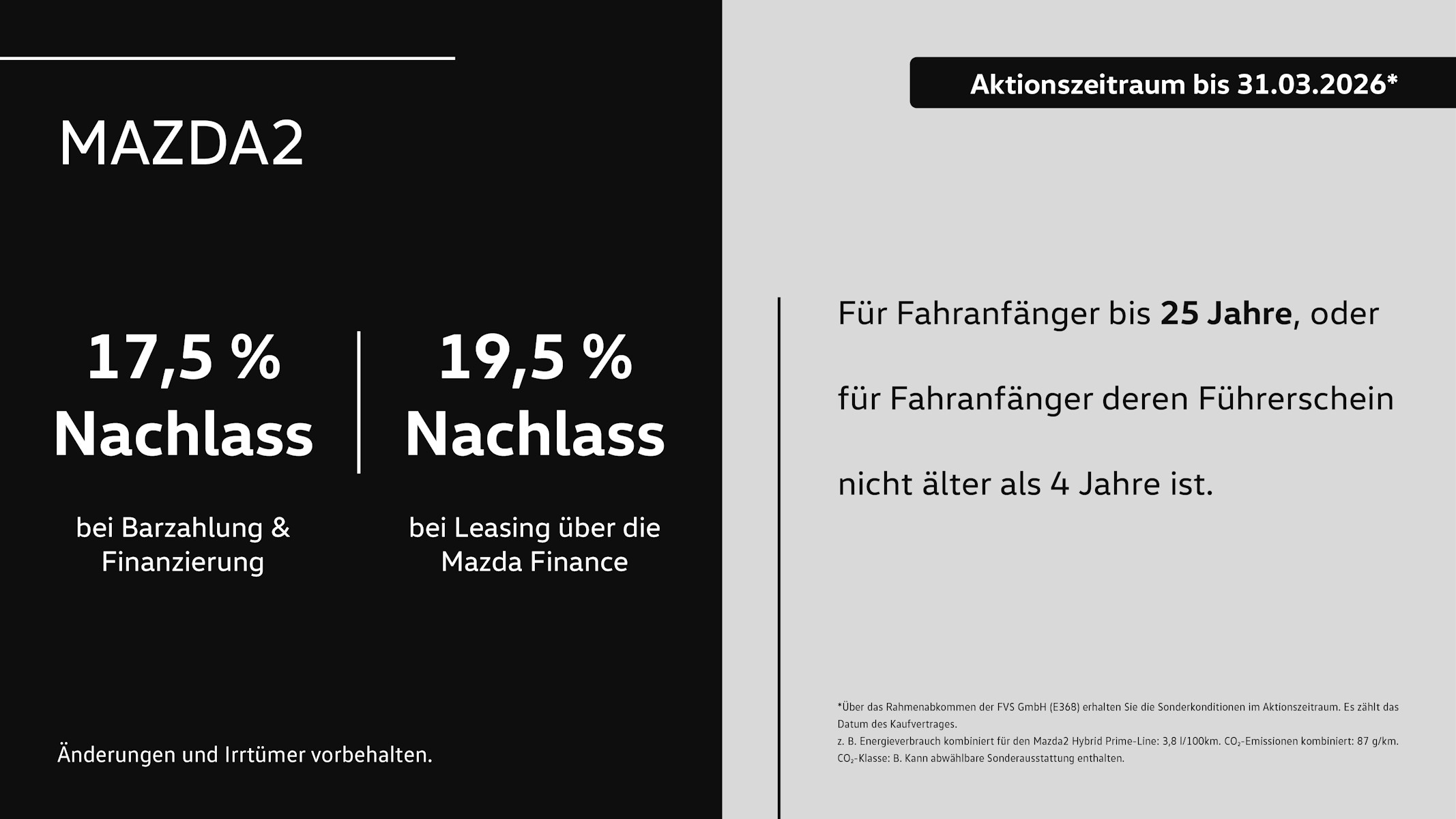 Aktuelle Mazda-Angebote für Fahranfänger – safe-net